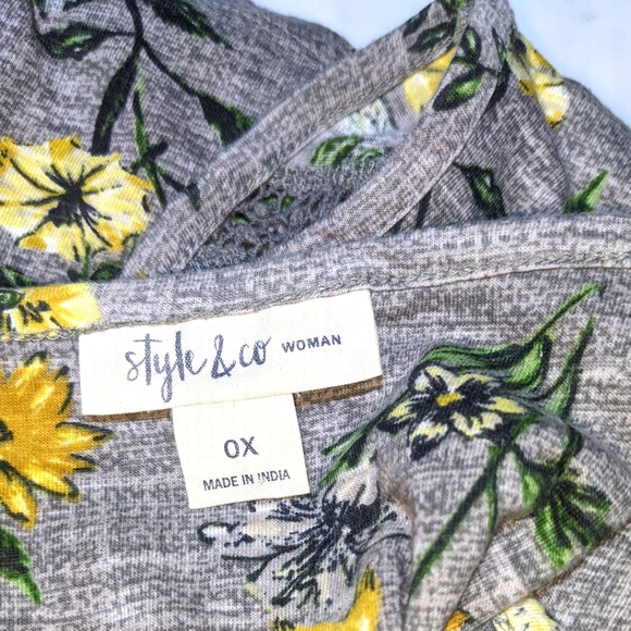 Floral Print Top by Style & Co. - Picture 2 of 6